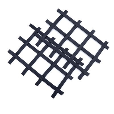 Tērauda plastmasas ģeorežģi atbalsta sienai un slīpumam